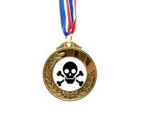 no/no dangerous checal frightful symbol Gold Award Winner Medal First Place Ribbon