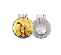no/no Dao Chinese God Art Deco Fashion Golf Ball Marker Hat Cap Clip Enamel Magnetic