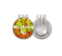 no/no Deciduous Maple Autumn Donkey Golf Ball Marker Hat Cap Clip Enamel Magnetic