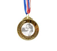 no/no Decoration Skeleton Human Body Pattern Gold Award Winner Medal First Place Ribbon