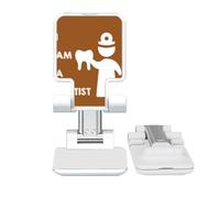 no/no Dentist Dental Body Job Art Deco Fashion Adjustable Cell Phone Stand Desk Foldable