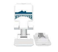 no/no Destroyers Strike Enemy Militarily Adjustable Cell Phone Stand Desk Foldable