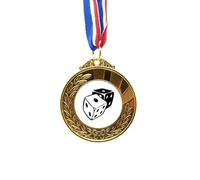 no/no Dice Casino Black White Illustration Gold Award Winner Medal First Place Ribbon