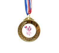 no/no Dinosaur Kingdom Love You Gold Award Winner Medal First Place Ribbon