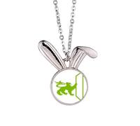 no/no Divine Animals Abroad Cruel Ability Instructions Rabbit Necklace Pendant Bunny Animal Jewelry Gift