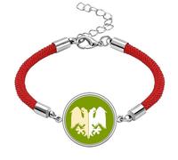 no/no Divine Animals External Cruel Ability Two Heads Lucky Red String Bracelet Rope Bracelet Handmade