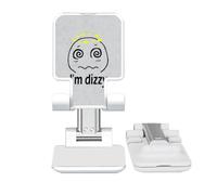 no/no dizzy black cute chat fcartoon Adjustable Cell Phone Stand Desk Foldable