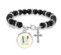 no/no Doctors Discuss Communication Efforts Beaded Bracelet Boho Jewelry for Men Women