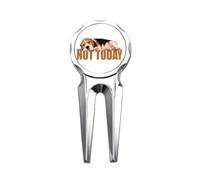no/no Dogs Sleep Ears Lie Down Art Deco Fashion Golf Divot Tool Golf Ball Marker Repair Tool