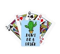 no/no Don't Be A Cactus Poker Playing Card Tabletop Board Game