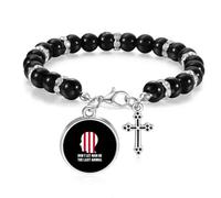 no/no Dont Let Man Be The Last Animal Beaded Bracelet Boho Jewelry