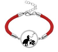 no/no Drums Singing Music Beating Lucky Red String Bracelet Rope Bracelet Handmade
