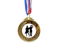 no/no Duet Dance Sports Performance Dancer Gold Award Winner Medal First Place Ribbon