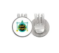 no/no Easter God Blessing Art Deco Fashion Golf Ball Marker Hat Cap Clip Enamel Magnetic