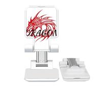no/no Eastern Western Wings Mythical Animal Dragon Adjustable Cell Phone Stand Desk Foldable