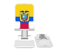 no/no ecuador national flag south amecountry Adjustable Cell Phone Stand Desk Foldable