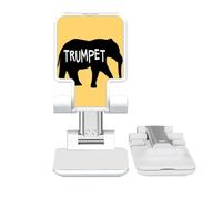 no/no Elephant Growl Roar Trumpet Adjustable Cell Phone Stand Desk Foldable