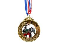 no/no Elephant Trekking China Minority Dressing Gold Award Winner Medal First Place Ribbon