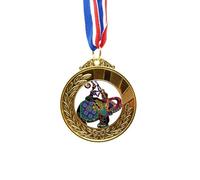 no/no Elephant Trekking China Minority Dressing Totem Gold Award Winner Medal First Place Ribbon
