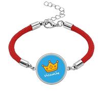 no/no en viscount Chapeau Lucky Red String Bracelet Rope Bracelet Handmade