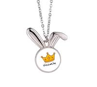 no/no en viscount chapeau Rabbit Necklace Pendant Bunny Animal Jewelry Gift