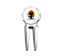 no/no End Dark Rules Art Deco Fashion Golf Divot Tool Golf Ball Marker Repair Tool