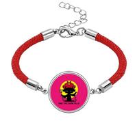 no/no End Dark Rules Art Deco Fashion Lucky Red String Bracelet Rope Bracelet Handmade