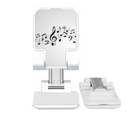 no/no Energetic Music 5-le Staff Adjustable Cell Phone Stand Desk Foldable