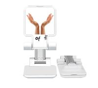 no/no English Language Culture Common Sense Fingers Adjustable Cell Phone Stand Desk Foldable