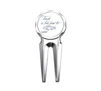 no/no English Language Culture Common Sense Seafood Golf Divot Tool Golf Ball Marker Repair Tool
