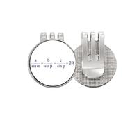 no/no Equal Expression Calculation Mathematical Formulas Golf Ball Marker Hat Cap Clip Enamel Magnetic