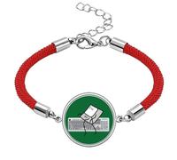 no/no Escape Human Pets Art Deco Fashion Lucky Red String Bracelet Rope Bracelet Handmade