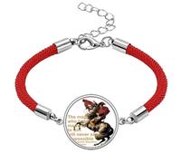 no/no EUAN Will Napoleonic war Lucky Red String Bracelet Rope Bracelet Handmade