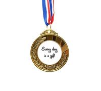 no/no Every Day Is A Inspirational Gold Award Winner Medal First Place Ribbon