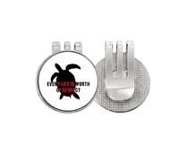 no/no Every Life Is Worth Of Respect Golf Ball Marker Hat Cap Clip Enamel Magnetic