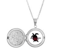 no/no Every Life Is Worth Of Respect Locket Necklace Hold Picture Jewelry Birthday Gift