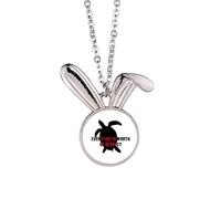 no/no Every Life Is Worth Of Respect Rabbit Necklace Pendant Bunny Animal Jewelry Gift