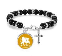 no/no External Ferocious Ability Flame Gods Beasts Beaded Bracelet Boho Jewelry