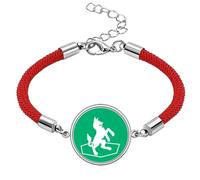 no/no External Ferocious Ability God Animals Stand Lucky Red String Bracelet Rope Bracelet Handmade