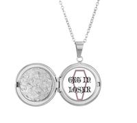 no/no Failure Hiding Location Box Locket Necklace Hold Picture Jewelry Birthday Gift