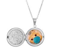 no/no Fainted Pet Well Behaved Head Cat Locket Necklace Hold Picture Jewelry Birthday Gift