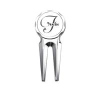 no/no Faith Food Faly Letters Golf Divot Tool Golf Ball Marker Repair Tool