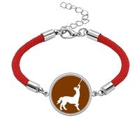 no/no Ferocious Ability Gods Animals Abroad Lucky Red String Bracelet Rope Bracelet Handmade