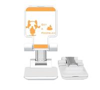 no/no Fierce Boston Terrier Poop Problem Adjustable Cell Phone Stand Desk Foldable