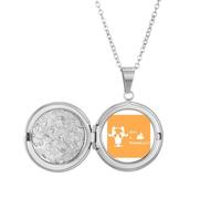 no/no Fierce Boston Terrier Poop Problem Locket Necklace Hold Picture Jewelry Birthday Gift