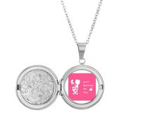 no/no Fierce Harrier Dog Poop Joke Locket Necklace Hold Picture Jewelry Birthday Gift