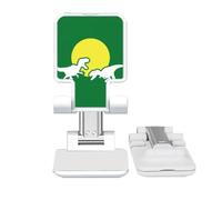no/no Fighting Carnivore Sun Art Deco Fashion Adjustable Cell Phone Stand Desk Foldable