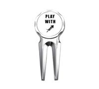 no/no Fireworks Love Art Deco Fashion Golf Divot Tool Golf Ball Marker Repair Tool