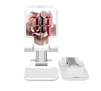 no/no Flower Alphabet Gothic Blood Adjustable Cell Phone Stand Desk Foldable