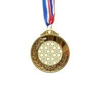 no/no Flowers Classic Pattern Brocade Gold Award Winner Medal First Place Ribbon